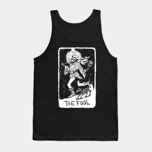 The Fool Skeleton Tarot Card Tank Top